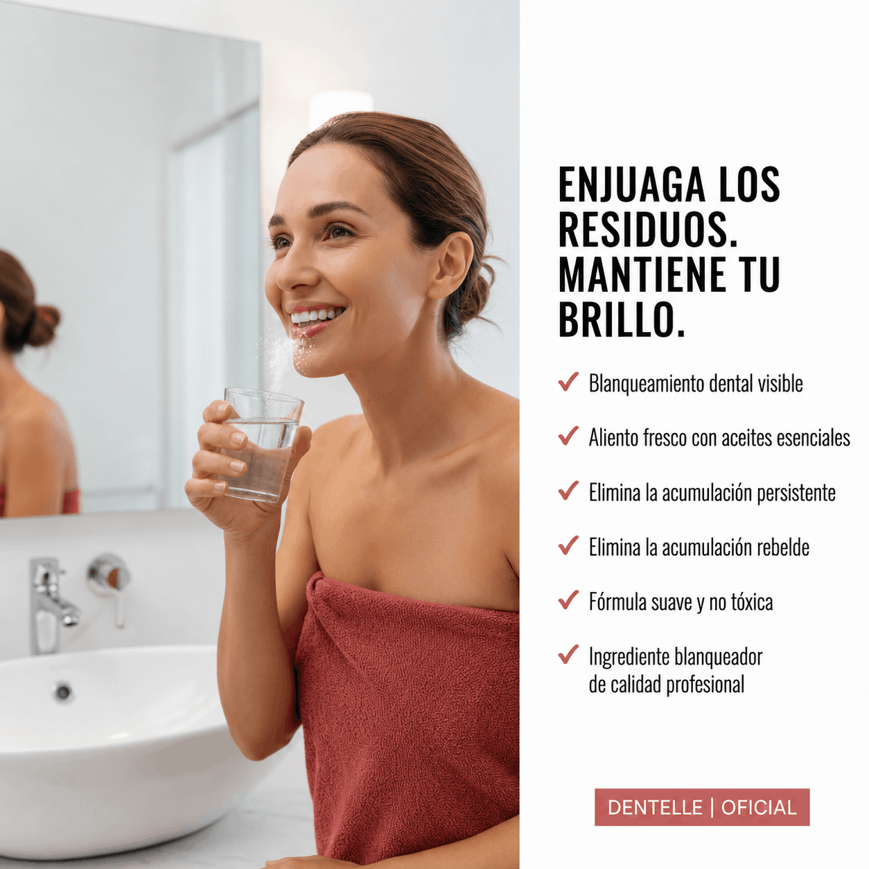 Enjuague Bucal Blanqueador de Manchas