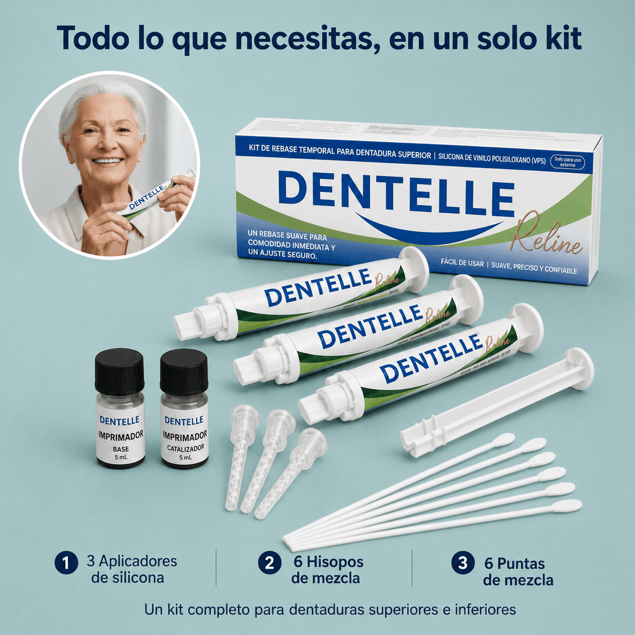 Kit de Rebase para Dentaduras