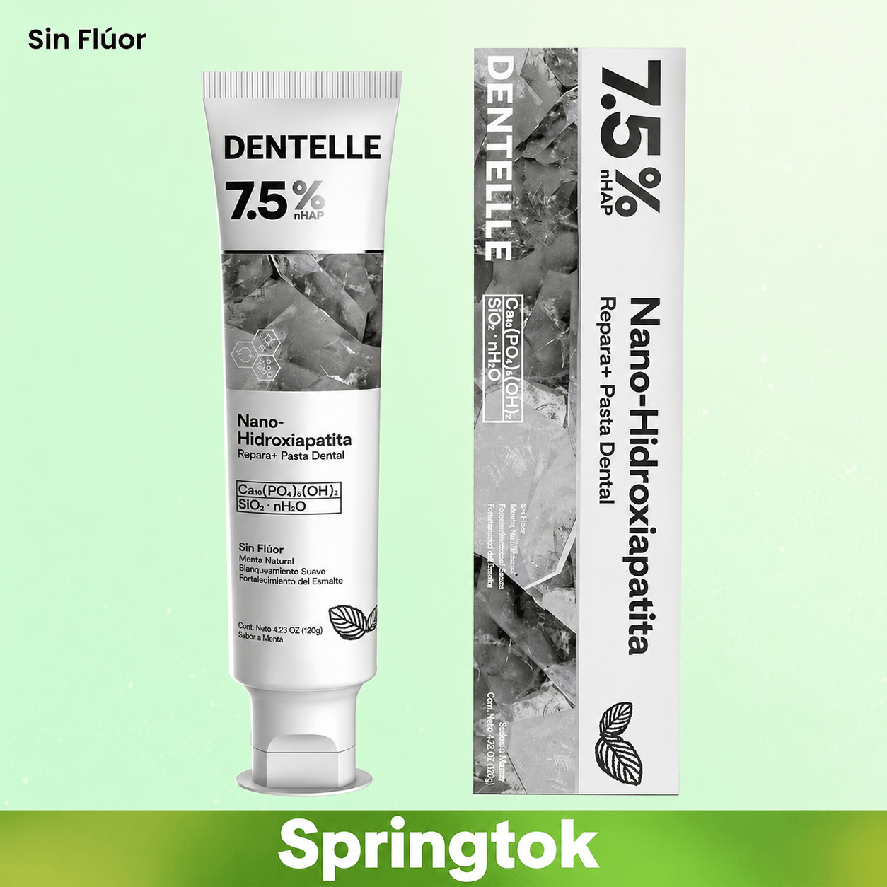 Pasta dental remineralizante con hidroxiapatita