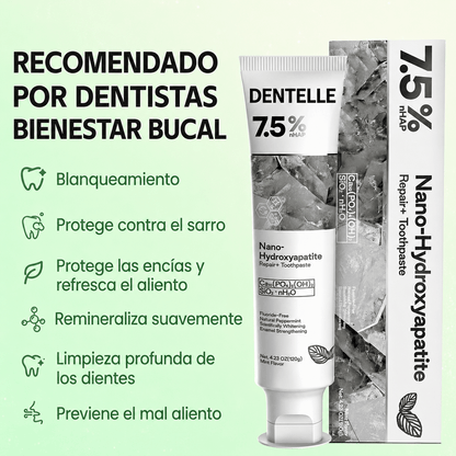 Pasta dental remineralizante con hidroxiapatita