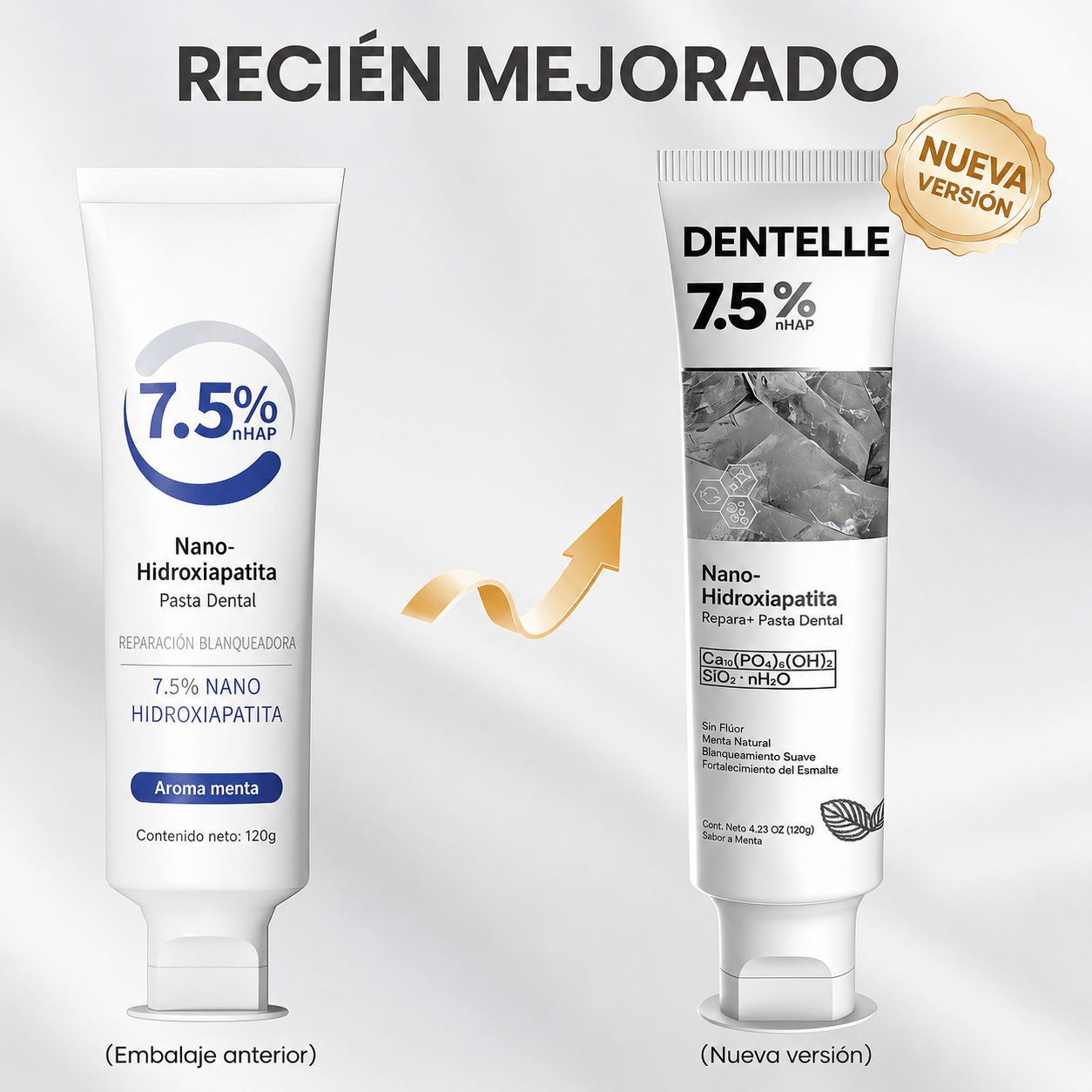 Pasta dental remineralizante con hidroxiapatita