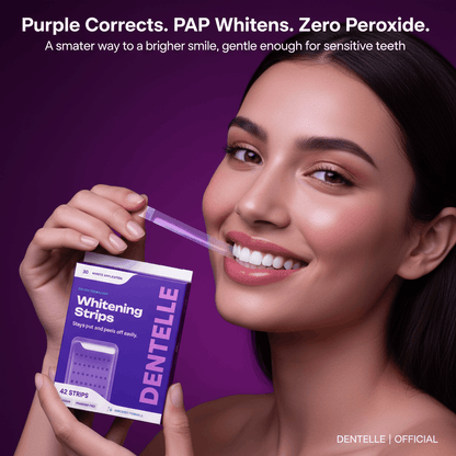Purple Teeth Whitening Strips